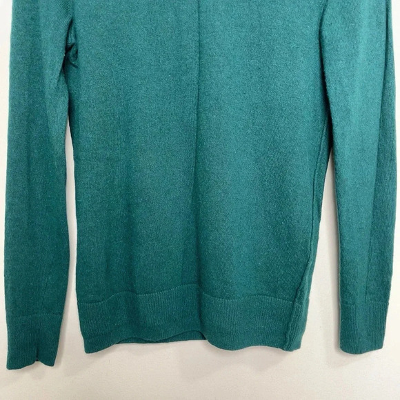 Banana Republic Womens XS Crew Neck Green Filpucci Cashmere Sweater - Picture 3 of 12